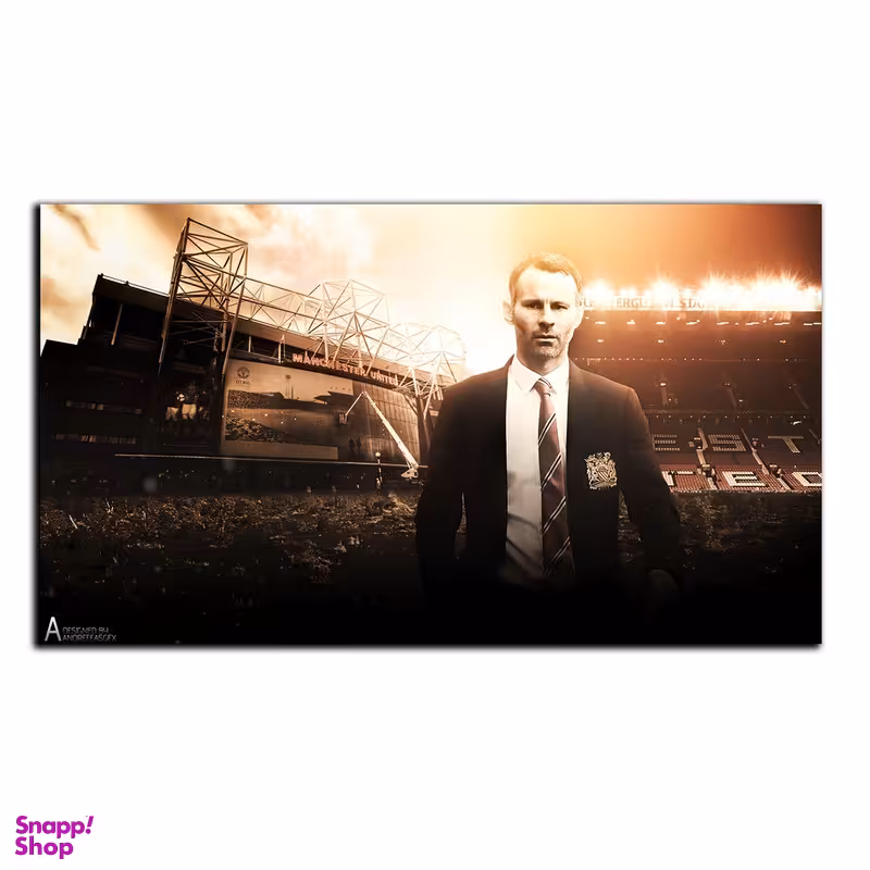 تابلو شاسی بکلیت طرح بازیکن فوتبال باشگاه منچستر یونایتد رایان گیگز مدل SH-S6805