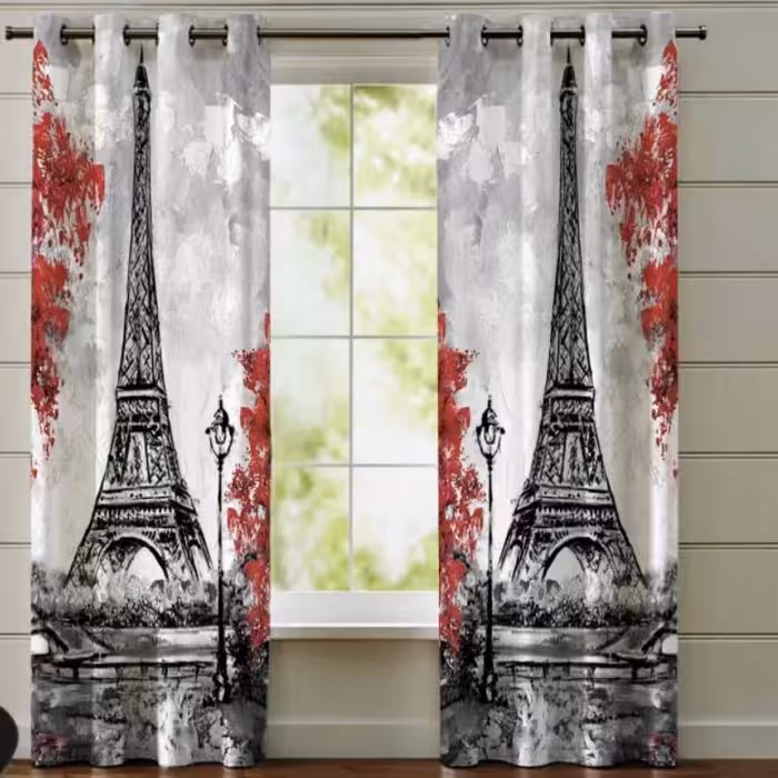 پرده چاپی  پانچ  طرح   نقاشی و منظره  کد627