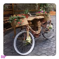 مگنت صبا طرح  مدل دوچرخه با بدنه چوبی کد  M583