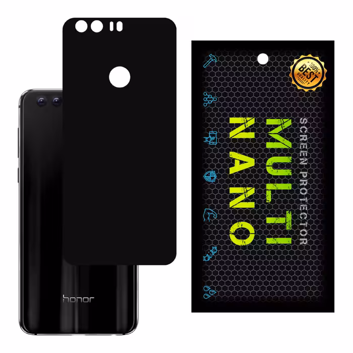 برچسب پوششی MultiNano مدل X-F1M-Black برای پشت موبایل هواوی Honor 8