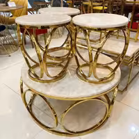 جلومبلی و عسلی 3تایی  مدل المپیک آبکاری فوتیک باضمانت ثابت بودن  در 2رنگ طلایی  و سیلور  باصفحه شیشه و آیینه و ام دی اف 