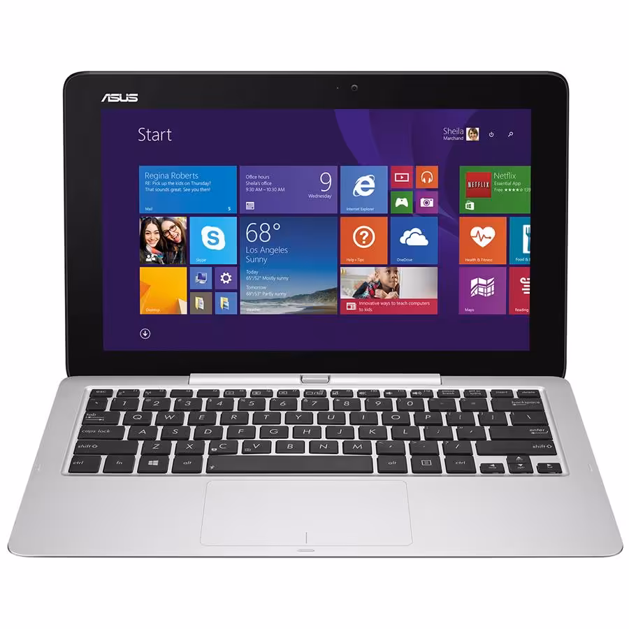 ترنسفورمر بوک ایسوس مدل تی 200 تی ای با حافظه 32 گیگابایت همراه با 500 گیگابایت هارد درایو و کیبورد