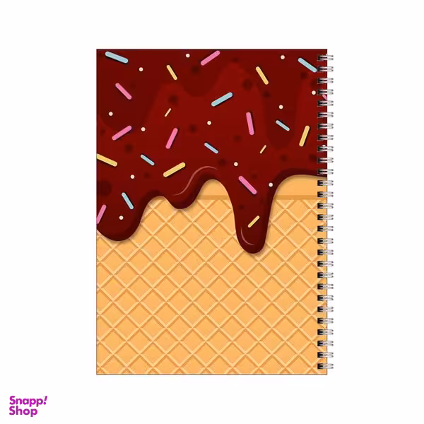 دفتر مشق 80 برگ بامبیلیپ طرح بستنی بیسکوییتی کد 7322085