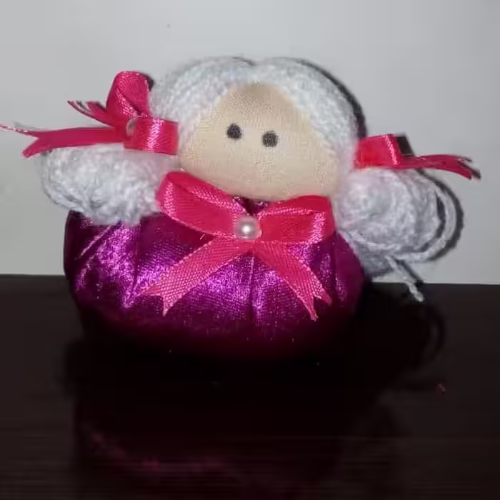 عروسک پارچه ای دست دوز شیک(پس کرایه)
