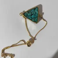 دستبند رزینی فیروزه ی اسانسوری