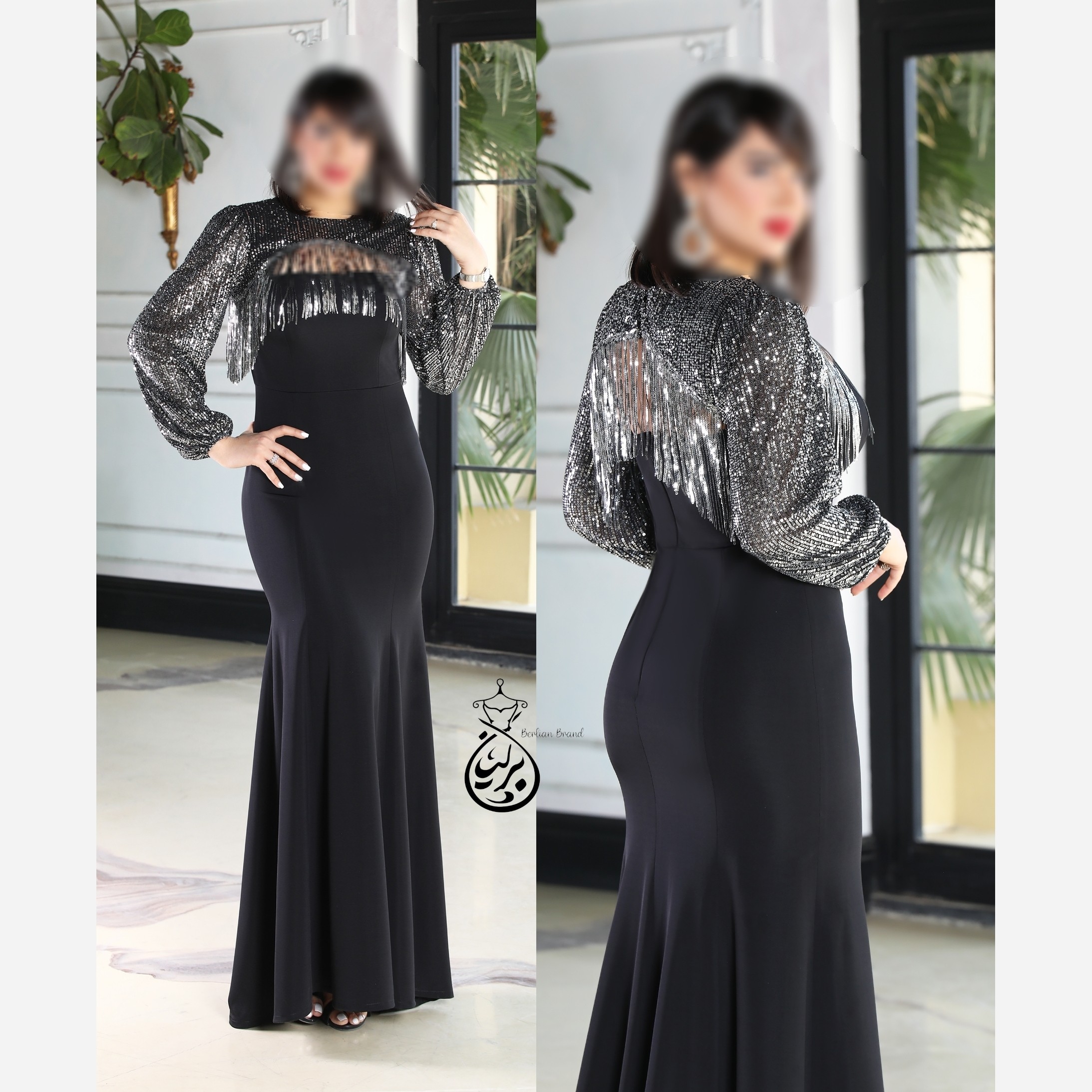 لباس مجلسی بلند مدل سالومه
