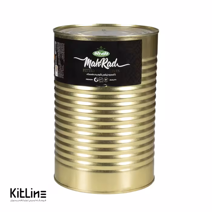 کنسرو زیتون بی هسته ماه راد 4 کیلوگرمی