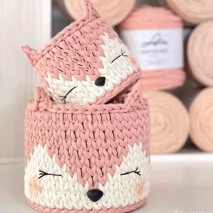 باکس تریکو مدل روباه صورتی سایز 10 کفی چوبی قابل سفارش در رنگبندی مختلف 