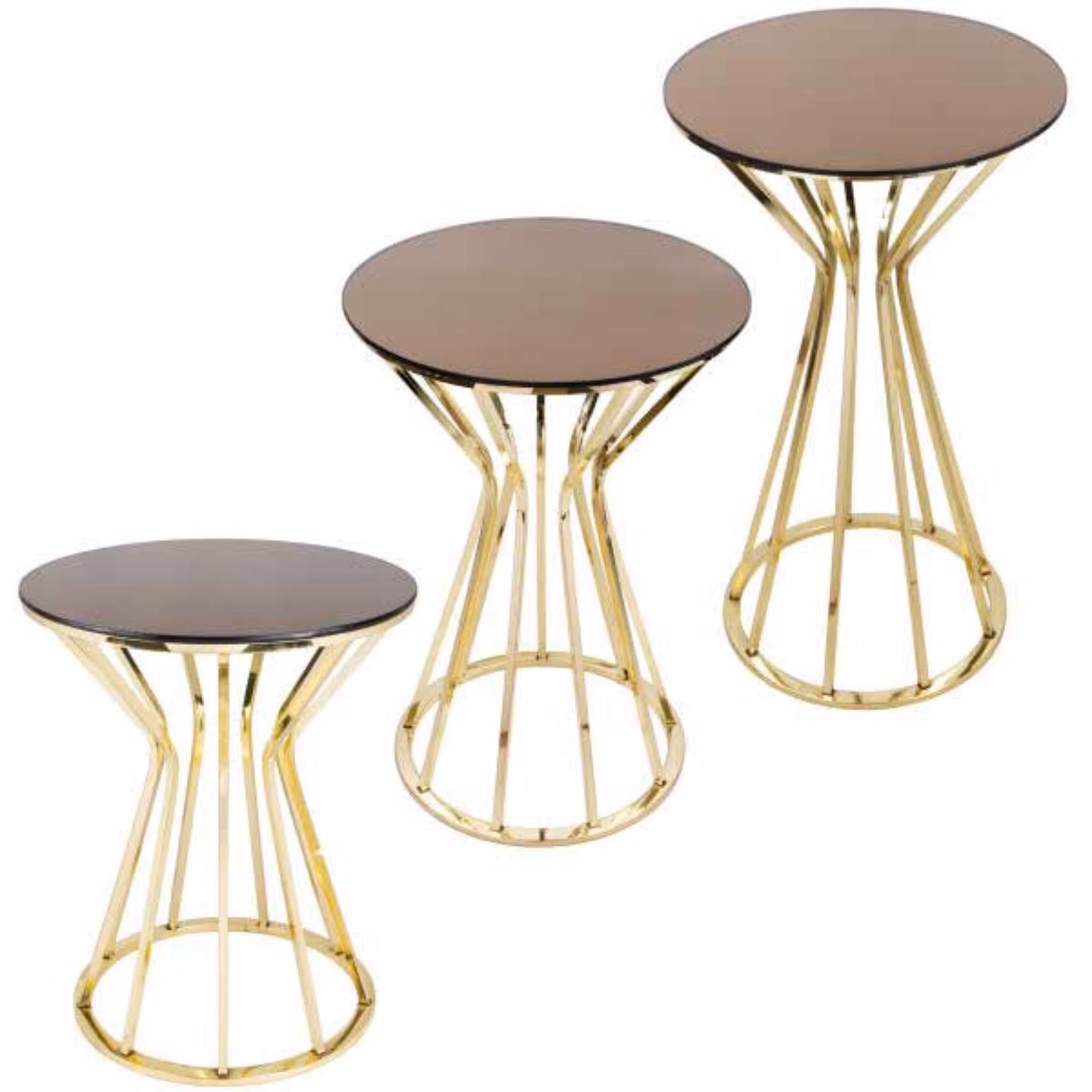 میز عسلی مدل 016 مجموعه 3 عددی در 2 رنگ فوق العاده زیبا