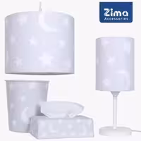 یا ست لوستر، آباژور،سطل و دستمال کاغذی