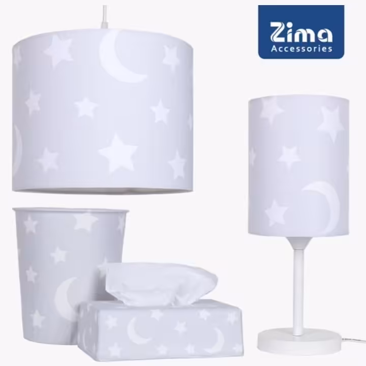 یا ست لوستر، آباژور،سطل و دستمال کاغذی