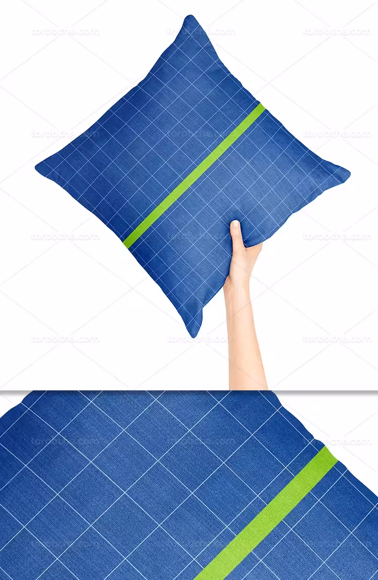 موکاپ کوسن مبل خلاقانه | گرافیک با طعم تربچه