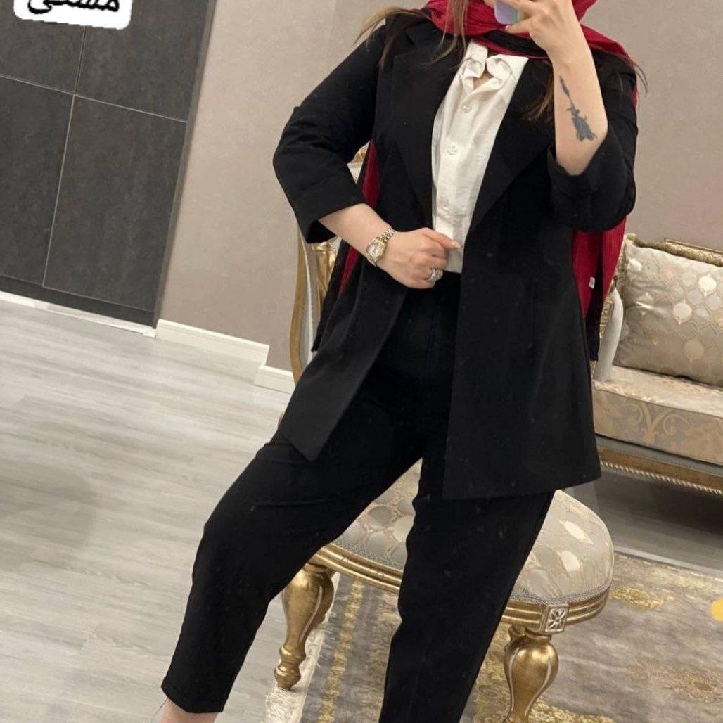 ست مانتو شلوار زنانه مدل حنانه جنس میکرو ارسال رایگان