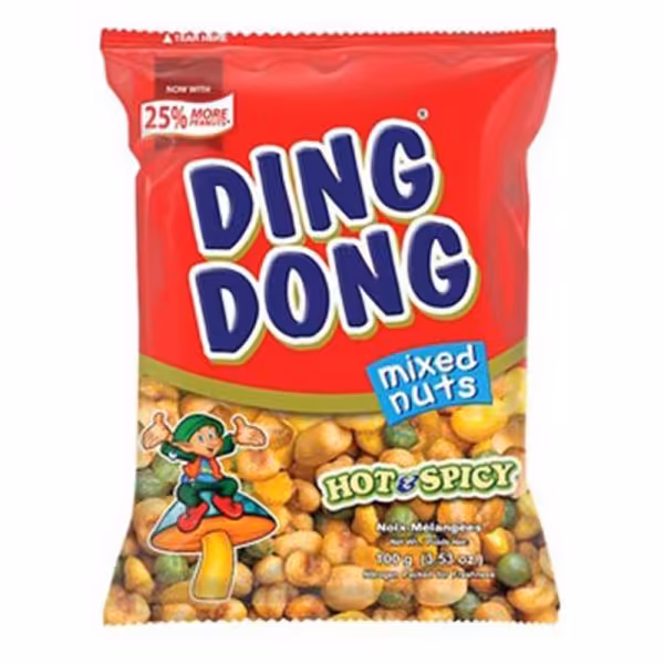 اسنک هندی فلفلی مخلوط مغزها دینگ دانگ - 100 گرم