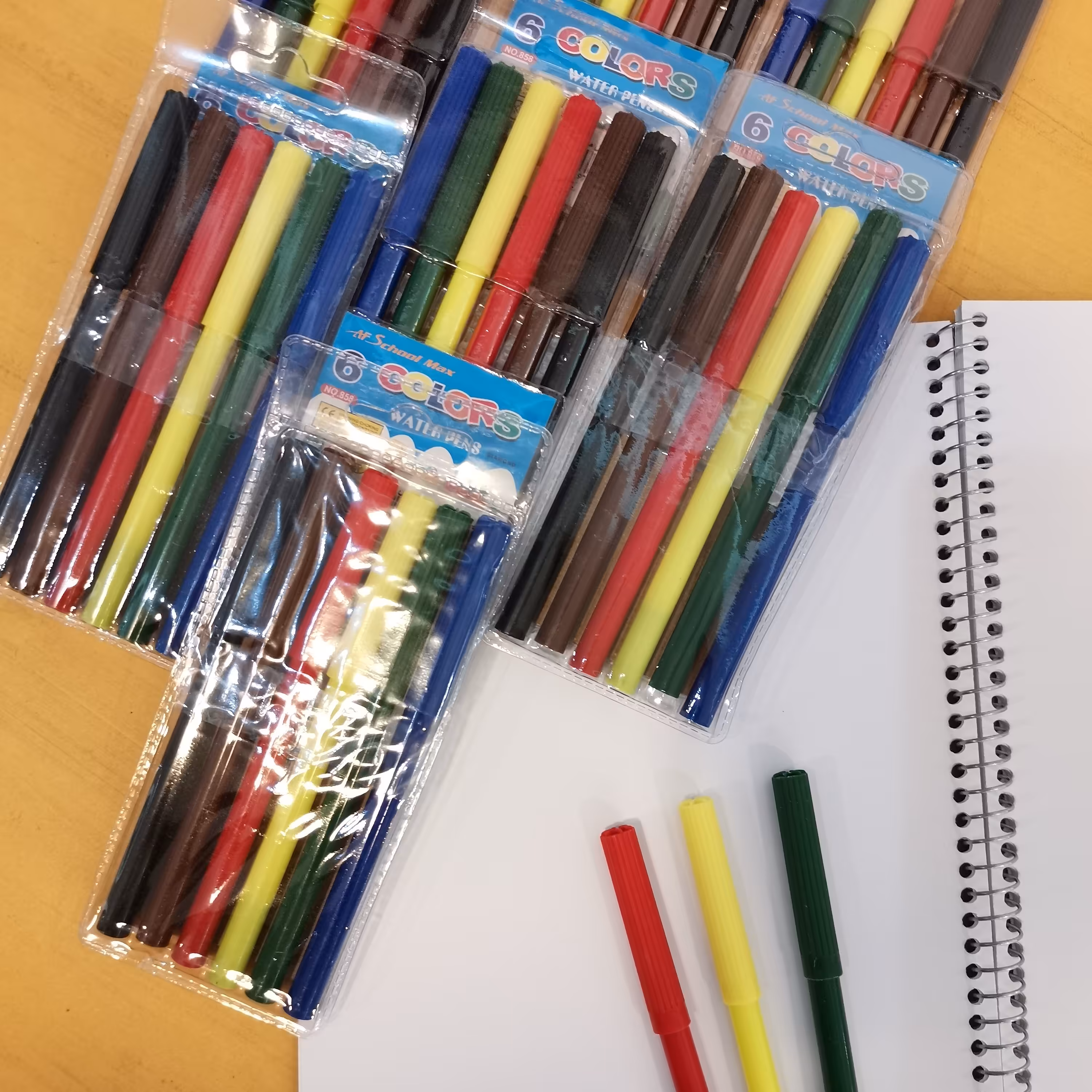 ماژیک 6 رنگ school max