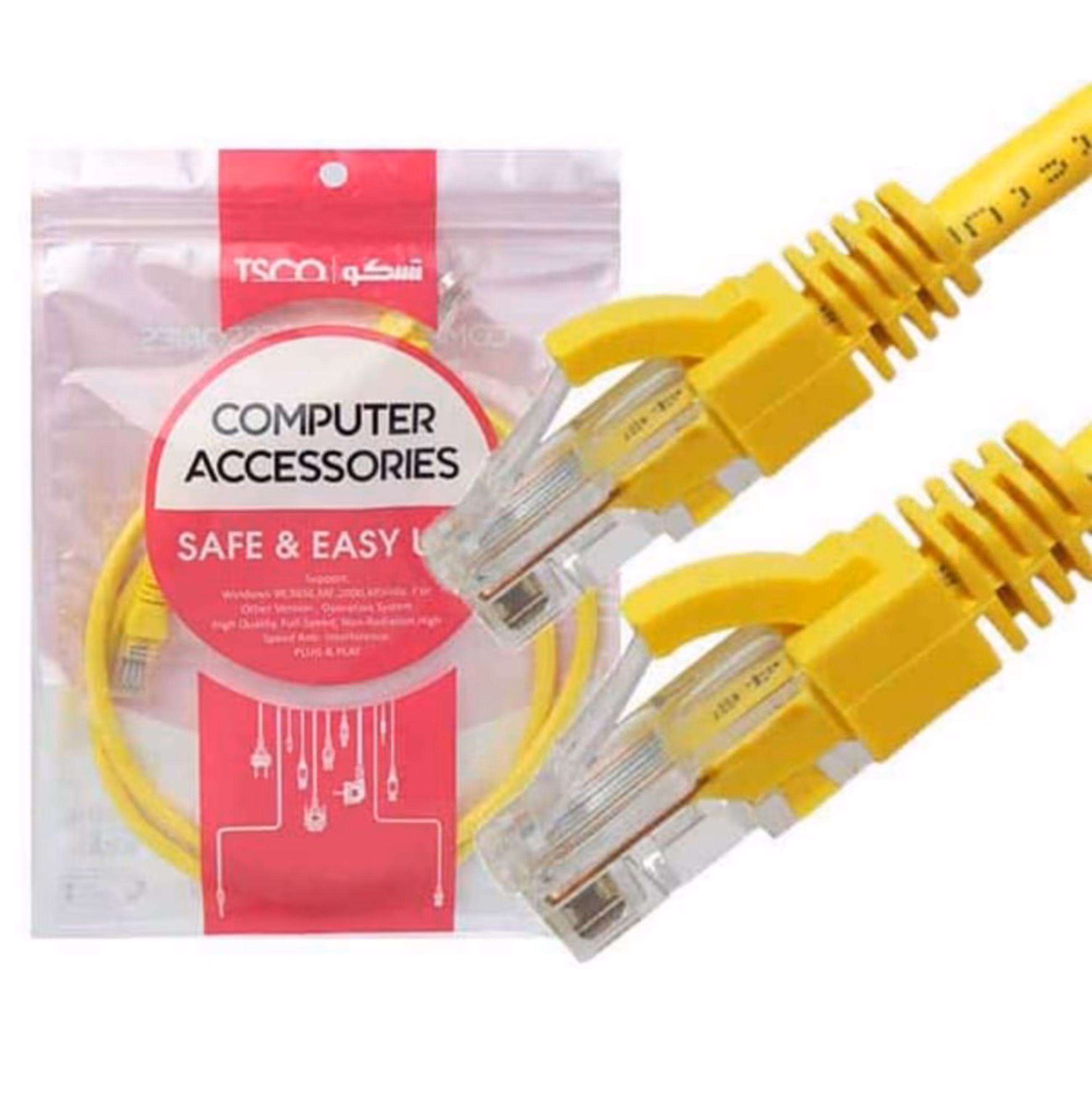 کابل شبکه Cat 6 تسکو مدل TNC 610 طول 1 متر

