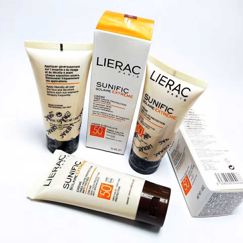 کرم ضدآفتاب و ضدلک کرم پودری لیراک  +Lierac spf 50