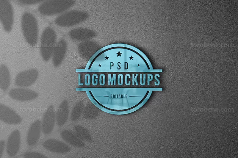 طرح موکاپ لوگو 3 بعدی | گرافیک با طعم تربچه