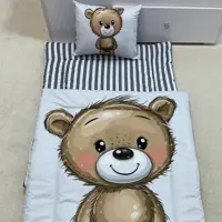 ست دمه دستی ساده شامل تشک و بالشت و پتو نوزادی سایز دو اکسسوری هیواد گالری و نی نی دوخت