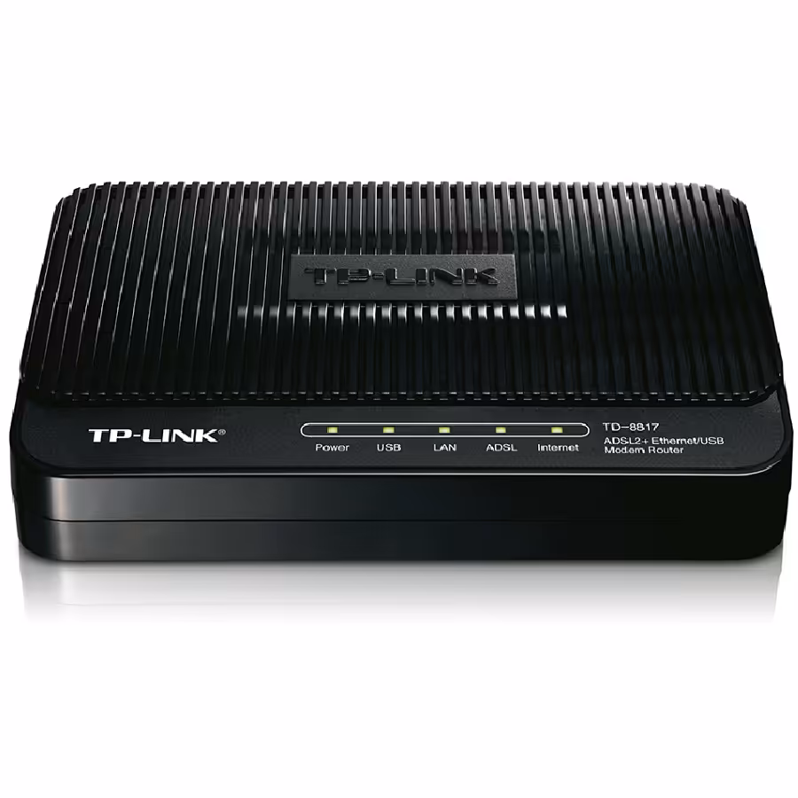مودم روتر  ADSL2 تی پی لینک مدل تی دی 8817