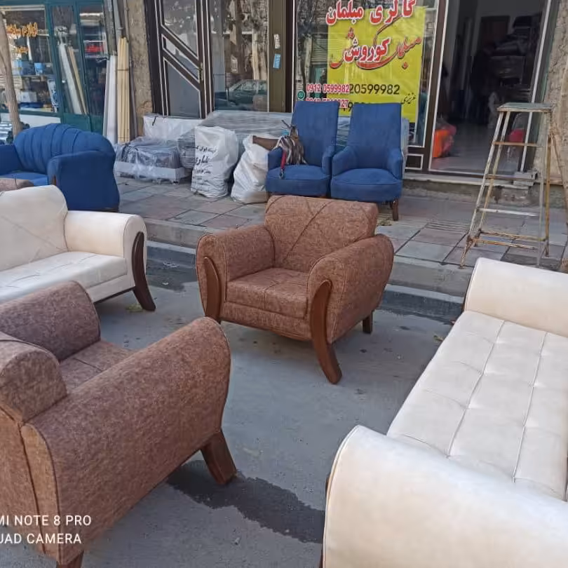 مبلمان اسکارلت آماده ارسال موجود در چند رنگ 