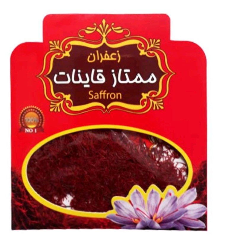 زعفران یک مثقالی سر گل وقلم