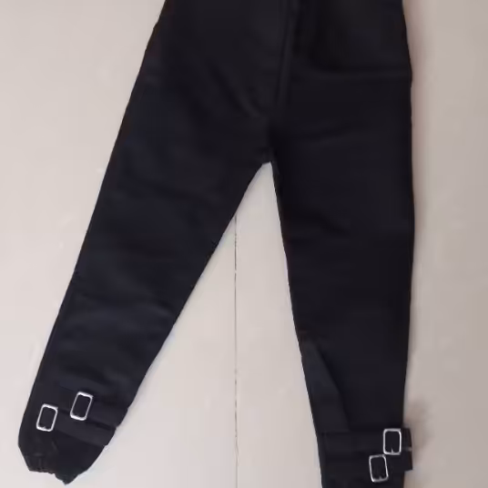 شلوار دخترانه قلابی دم پا کش  طرح کتان 