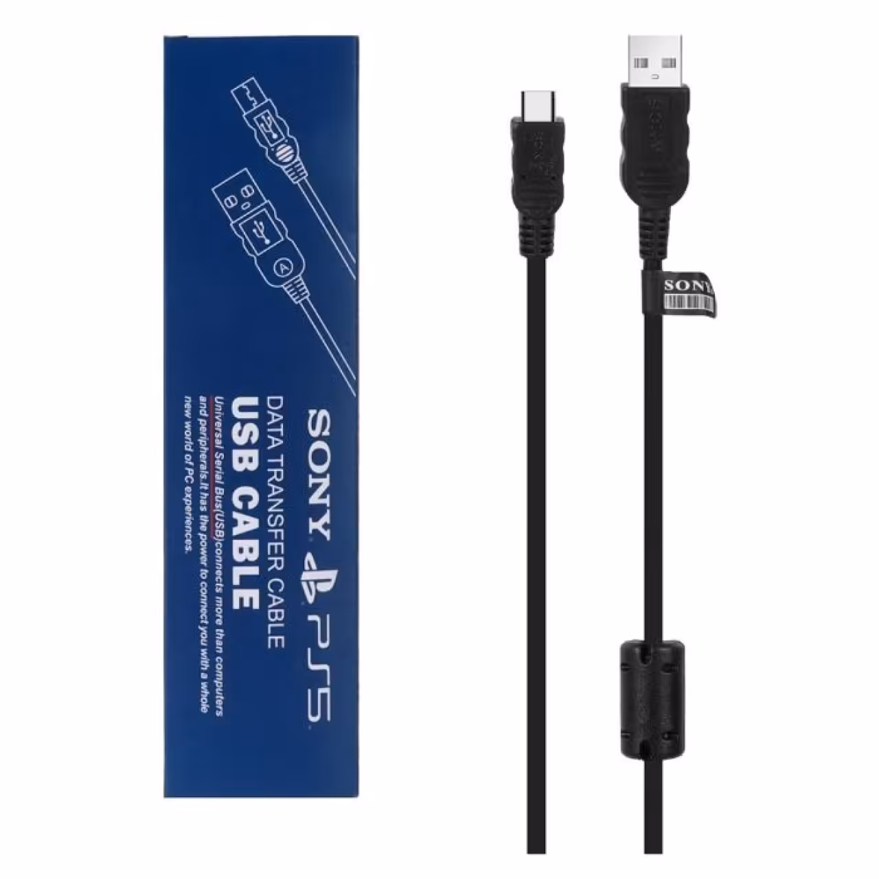 کابل شارژ دسته بازی PS5 سونی مدل PS5-B8V 00116 طول 1.8 متری
