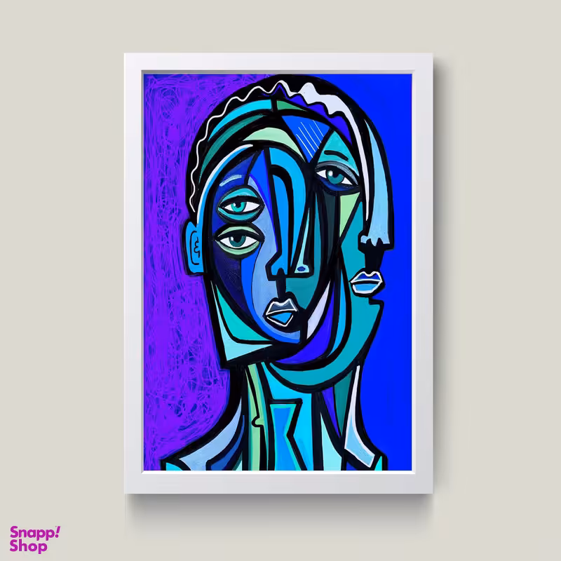 تابلو مدل دکوراتیو چهره در چهره کد G8-36