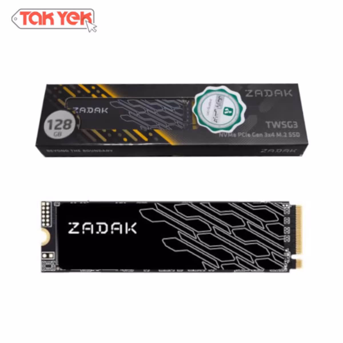 حافظه اس اس دی زاداک SSD ZADAK NVMe M2.0 128GB