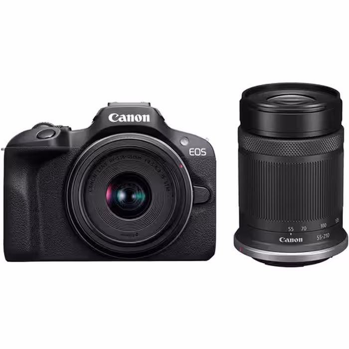 دوربین بدون آینه کانن Canon EOS R100 Kit 18-45mm   55-210mm