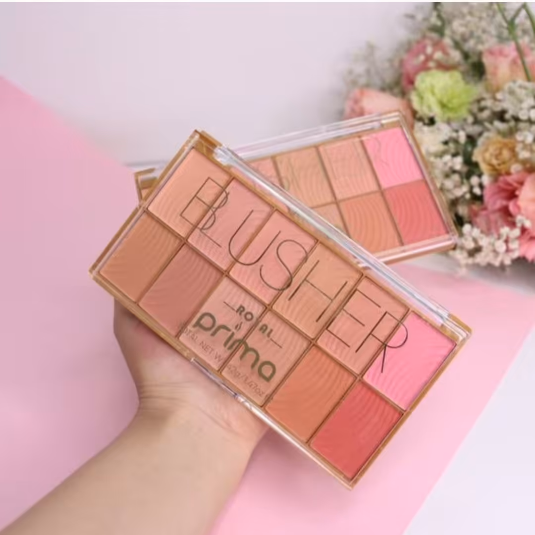 پالت اورجینال 12 رنگ ، رژگونه و هایلایتر