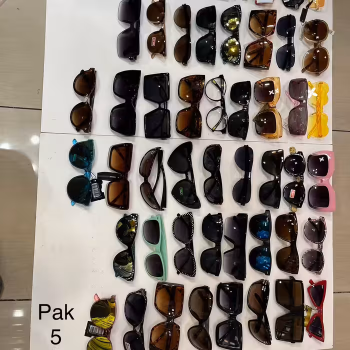 عینک آفتابی عمده پک پنجاه تایی استاندارد 