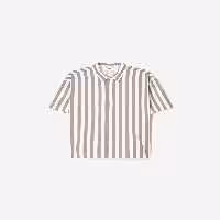 پیراهن / بلوز دکمه دار چند رنگ مردانه آستین کوتاه و آرام Bershka