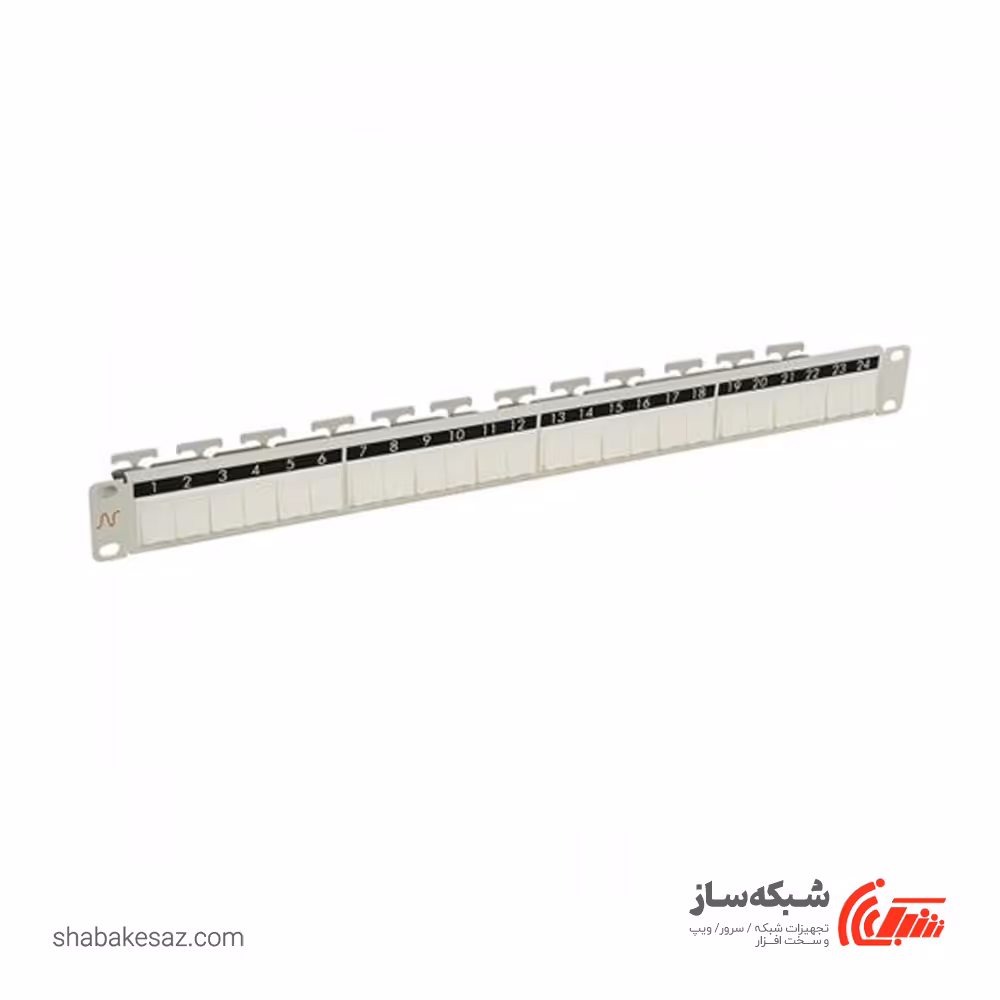 قیمت و خرید پچ پنل نگزنس Nexans N521.661 شبکه رکمونت 24 پورت Unloaded - شبکه ساز