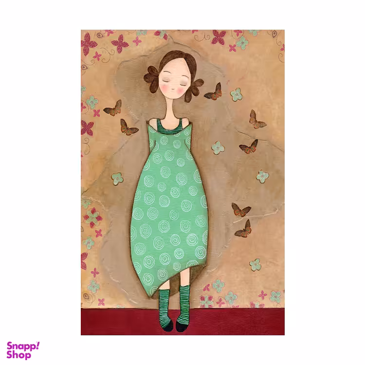 تابلو شاسی طرح ورونیکا کد parvaneh. cream سایز 10×15 سانتی متر