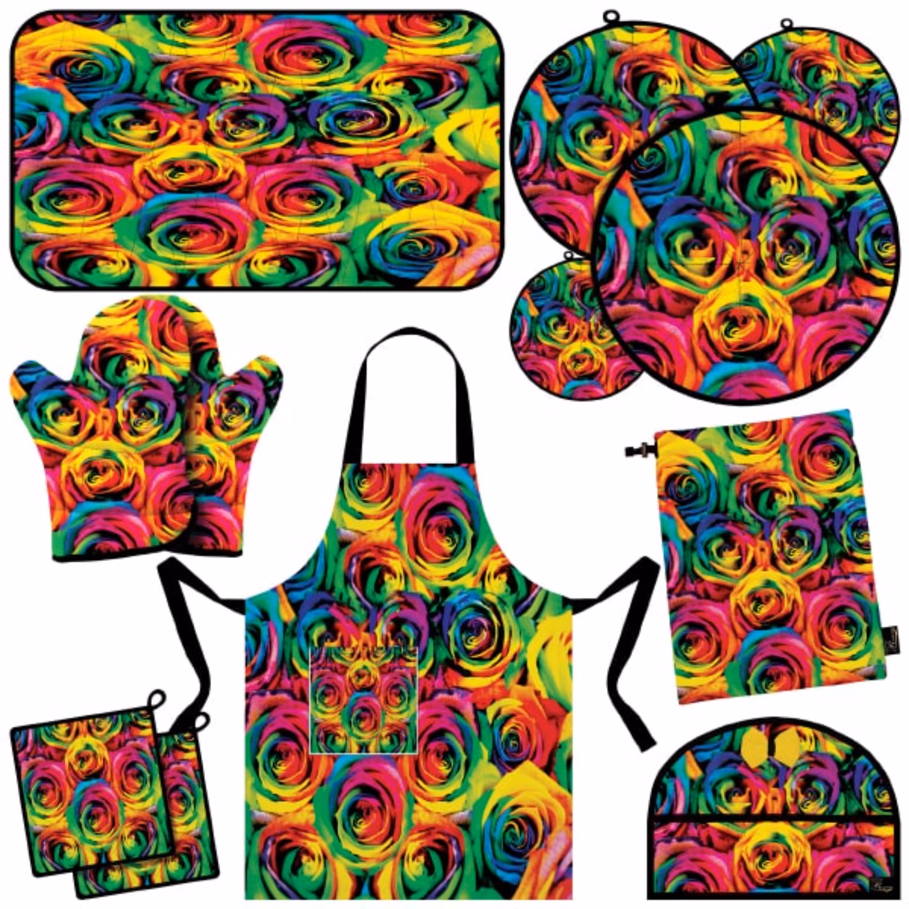 ساک آشپزخانه 13 تکه مخمل رنس مدل S1-100008