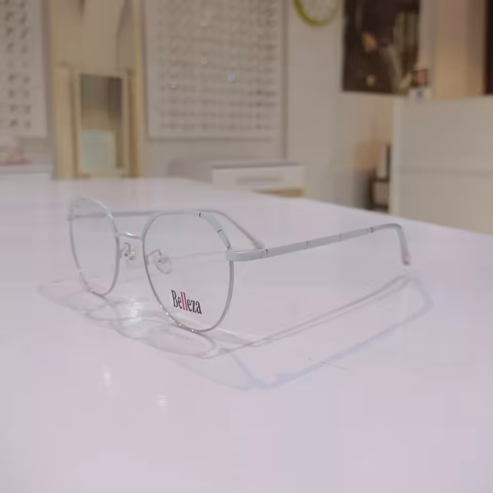 فریم عینک طبی فلزی گرد فانتزی 