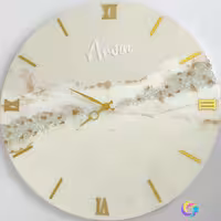 ساعت دیواری قطر 70 سانت شیک و زیبا رنگ سفید 