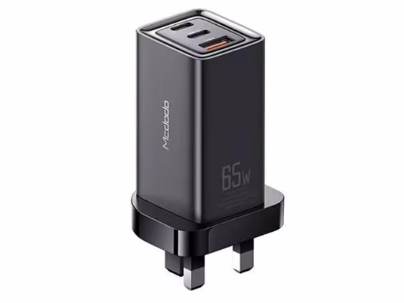 شارژر دیواری سه پورت سریع مک دودو Mcdodo CH-791 Gan 65W Mini Fast Charger