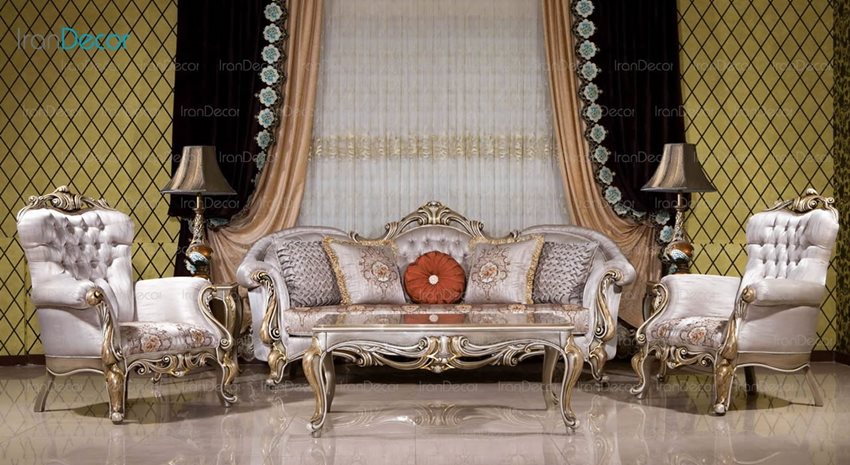سرویس مبلمان استیل مدل روما از ژیگس