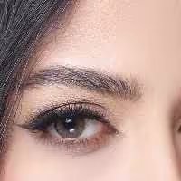 لنز چشم هرا سالیانه خاکستری عسلی دور دار 