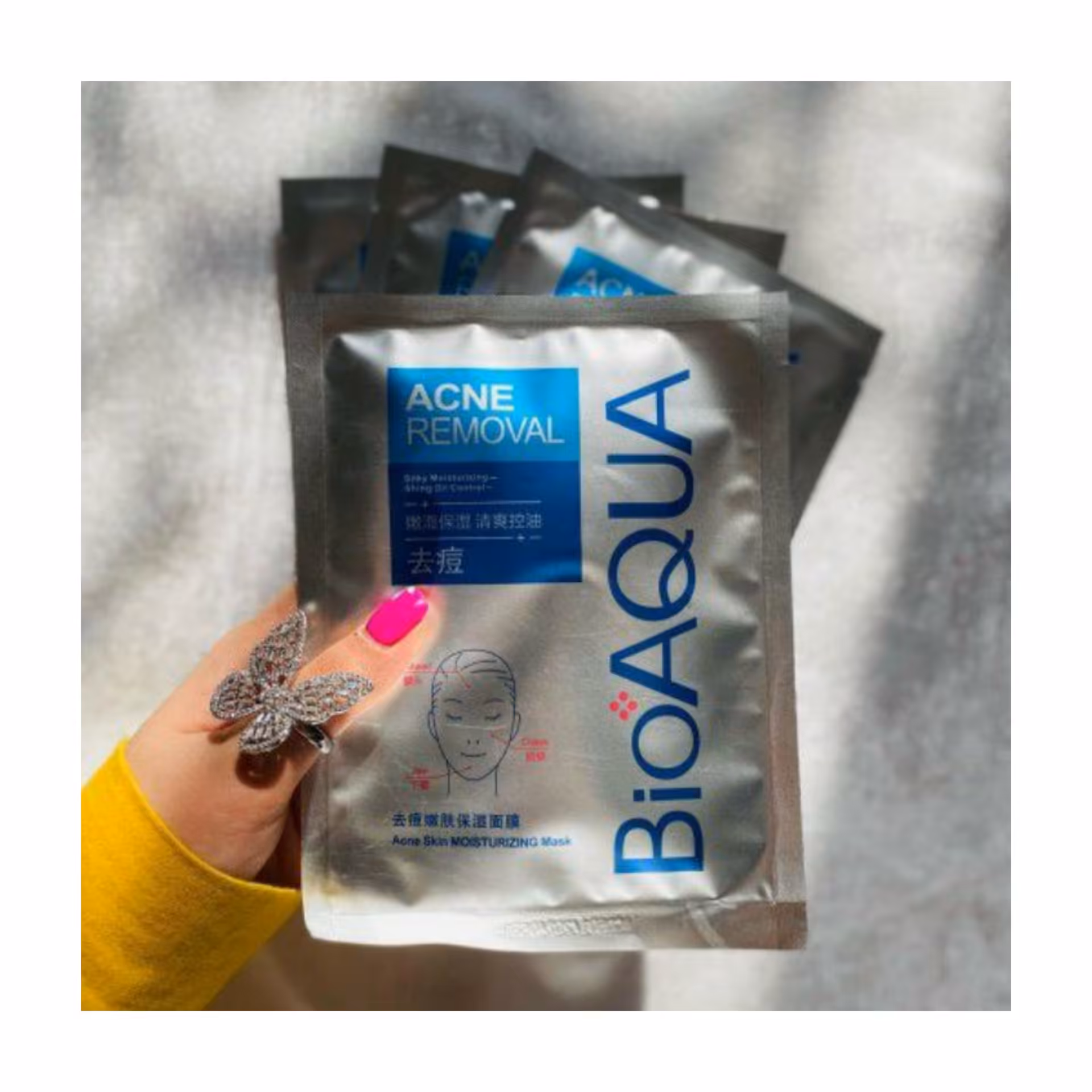 ماسک ورقه ای ضد جوش فوری ضدجوش فوری اورژانسی