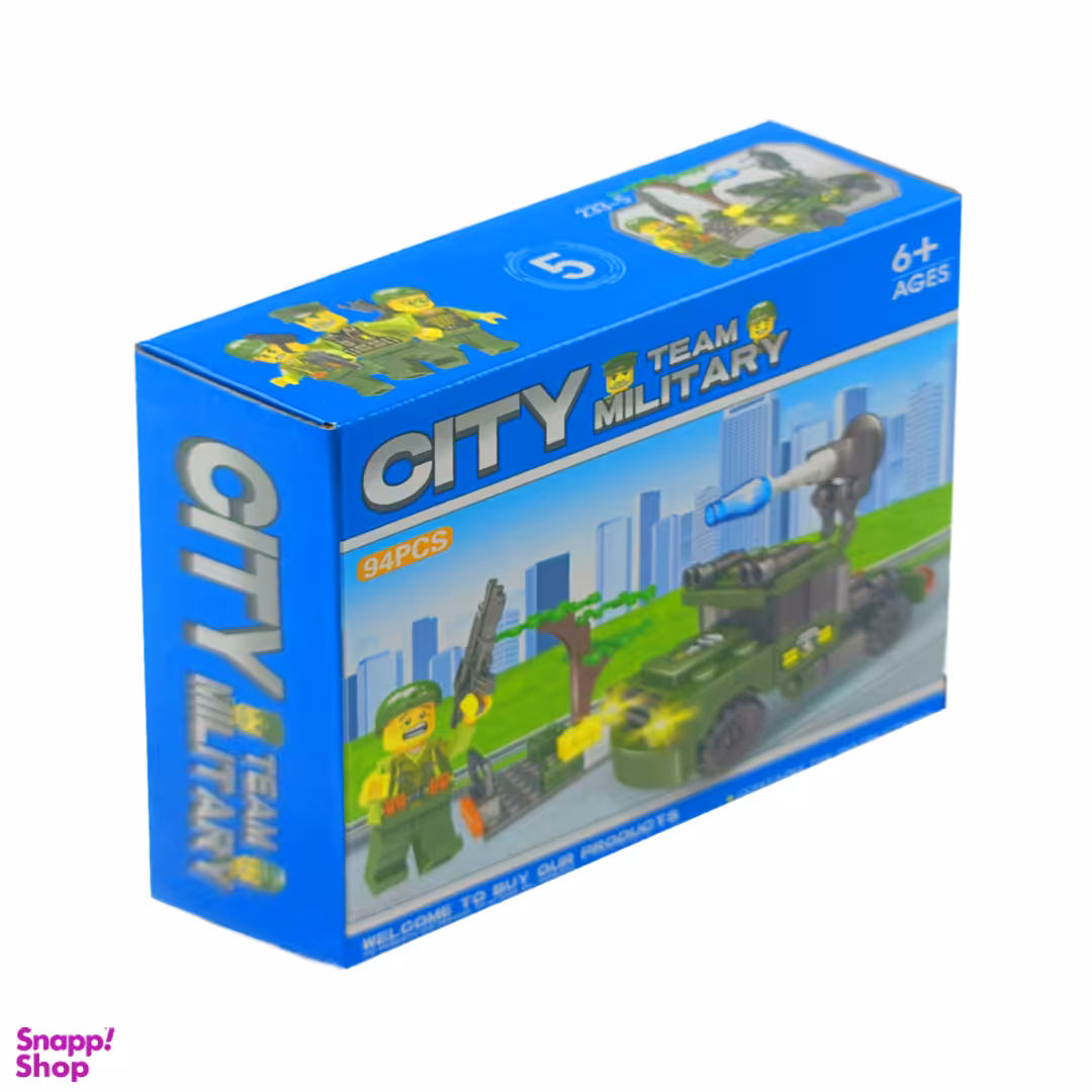 لگو نظامی 94 قطعه مدل 5_233 CITY TEAM MILITARY