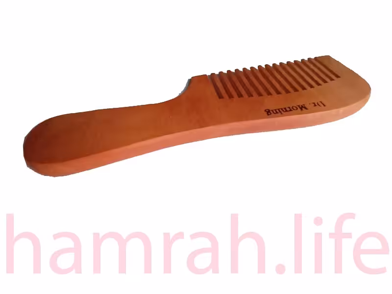 شانه چوبی دسته دار