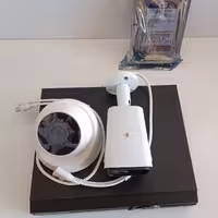 مجموعه سیستم دوربین مداربسته AHD با دو عدد دوربین فول اچ دی و دستگاه ضبط و...