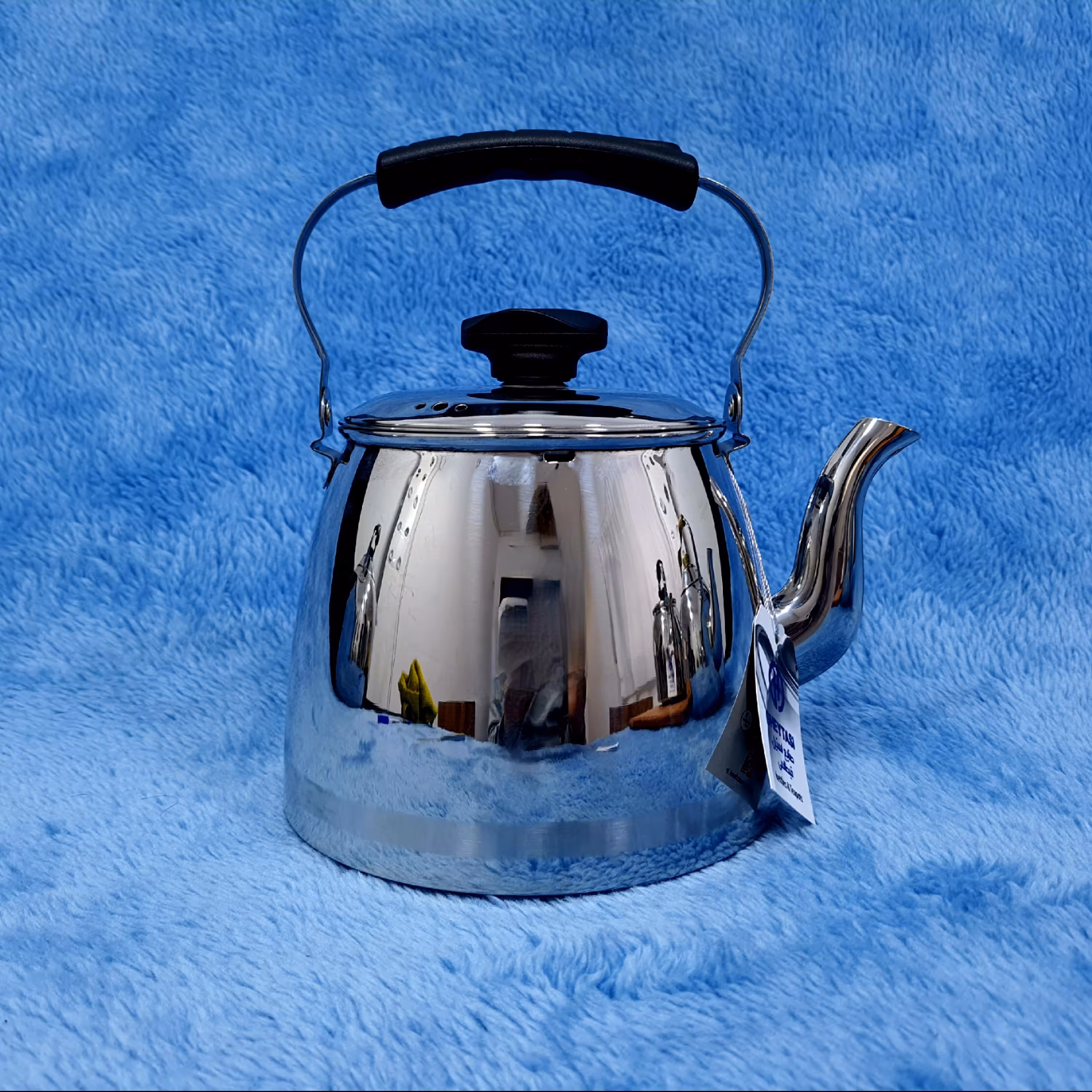 کتری استیل کف چدن برند قیطاسی 2500 میلی لیتر کد 3040