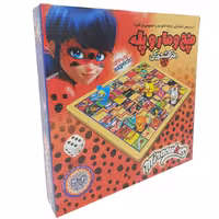 منچ و مار پله چوبی کادویی مدل دختر کفشدوزکی