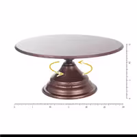 صفحه گردان تزیین کیک و شیرینی فلزی بلبرینگی