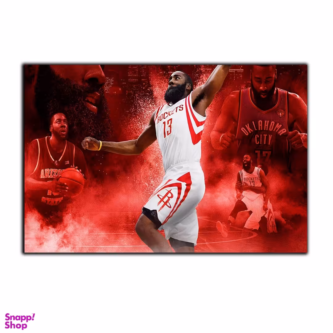 تابلو شاسی بکلیت طرح ورزشی بسکتبالیست جیمز هاردن مدل SH-S7269